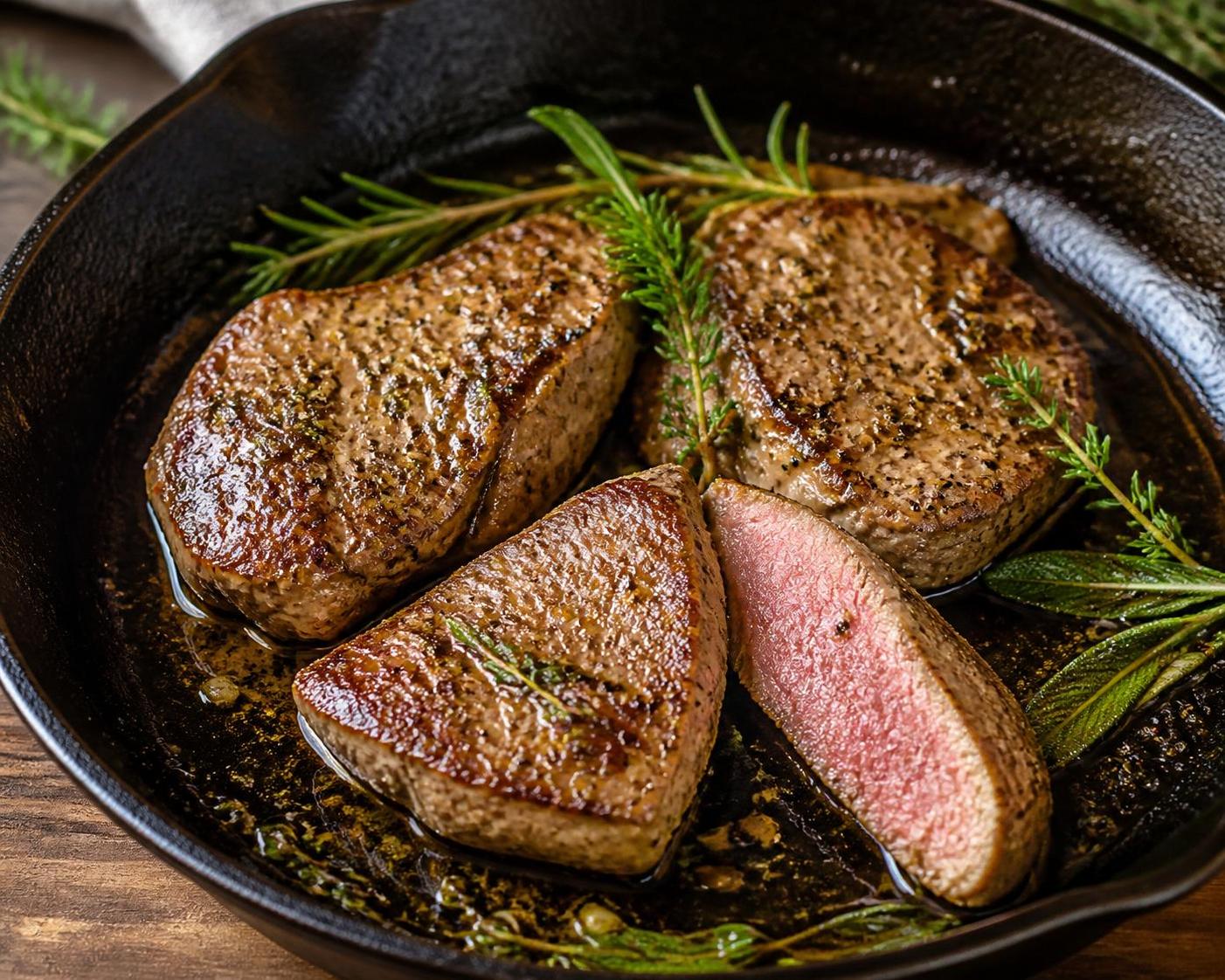 découvrez comment cuire parfaitement le grenadin de veau à la poêle pour obtenir une viande tendre et savoureuse à chaque fois. astuces et conseils de cuisson.