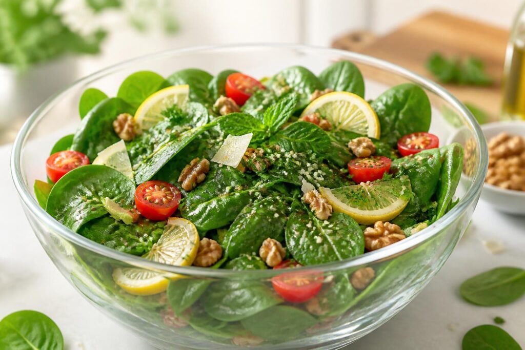 découvrez nos astuces pour préparer une salade d'épinard cru afin de profiter pleinement de ses bienfaits et de sa fraîcheur.