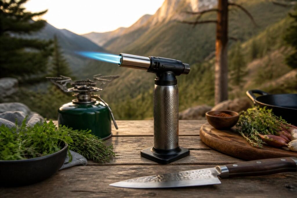 découvrez ambre chalumeau compagnon, l'accessoire indispensable pour les amateurs de cuisine nomade, alliant praticité et performance pour sublimer vos plats où que vous soyez.