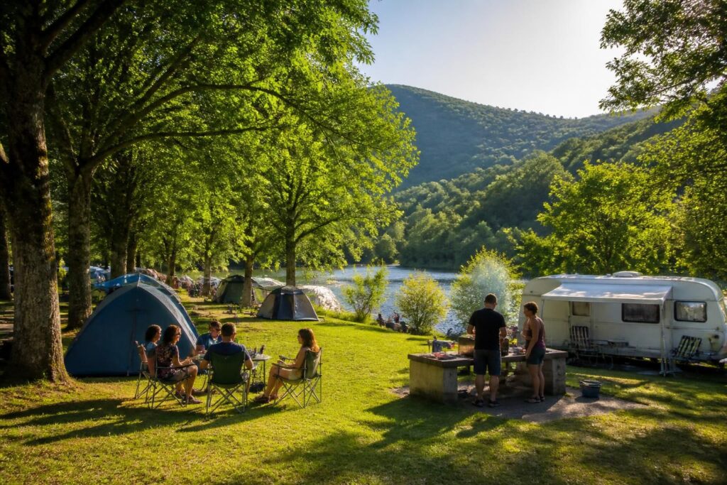 découvrez le camping municipal de gelles, un véritable havre de nature idéal pour des vacances au vert en famille ou entre amis, au cœur d'un cadre paisible et préservé.