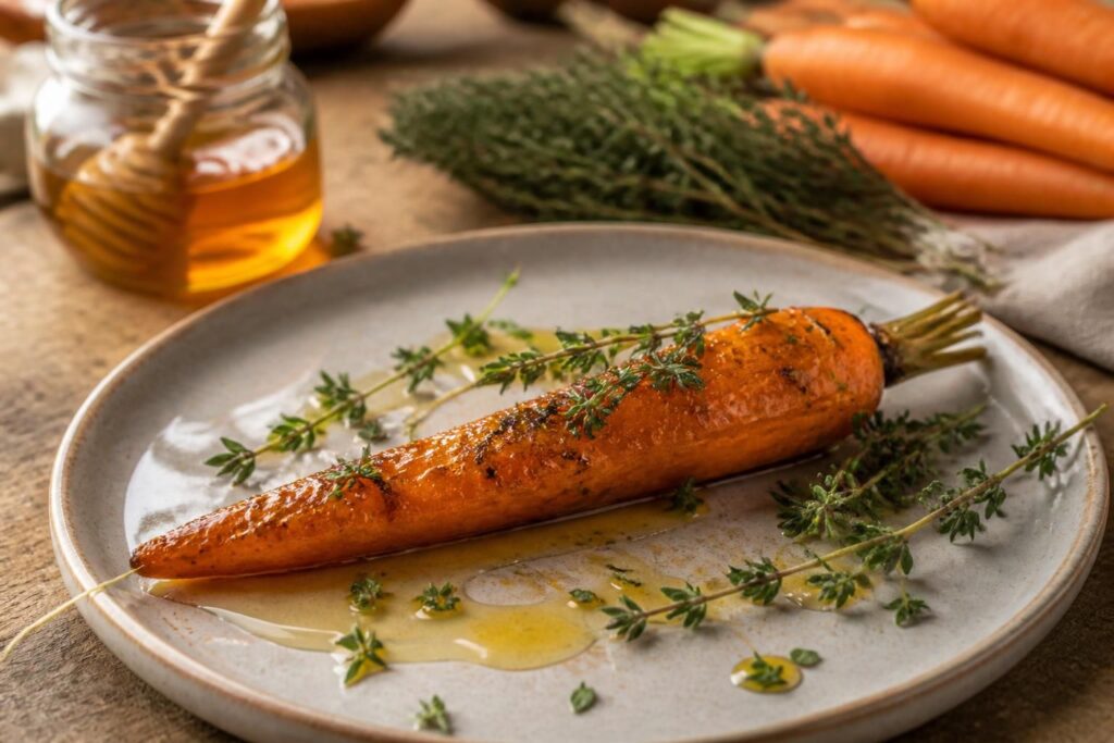 découvrez l'association gourmande de la carotte, du miel et du thym pour sublimer vos plats d'hiver avec des saveurs douces et parfumées.