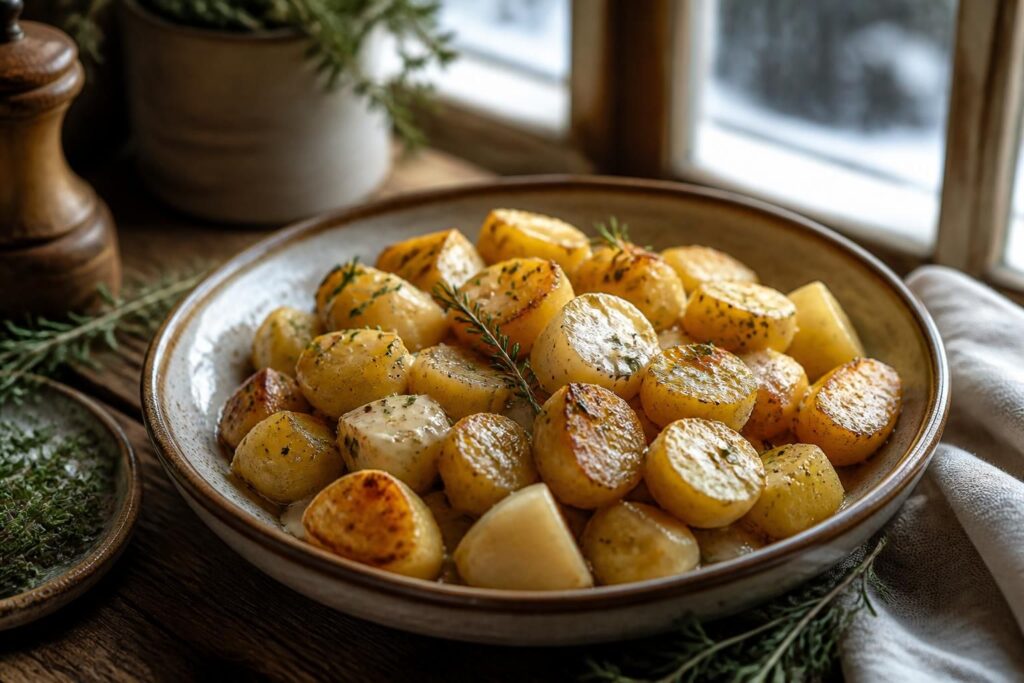 découvrez une recette réconfortante alliant navets et pommes de terre, parfaite pour réchauffer vos plats d'hiver avec une touche rustique et gourmande.