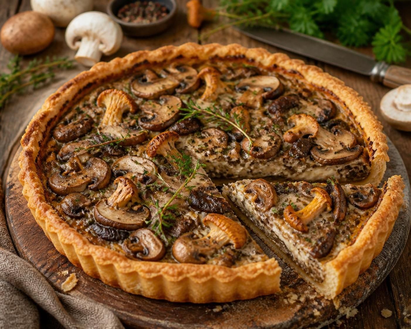 découvrez toutes nos astuces pour réussir une tarte aux champignons avec une pâte croustillante et gourmande, grâce à la recette marmiton facile et délicieuse.
