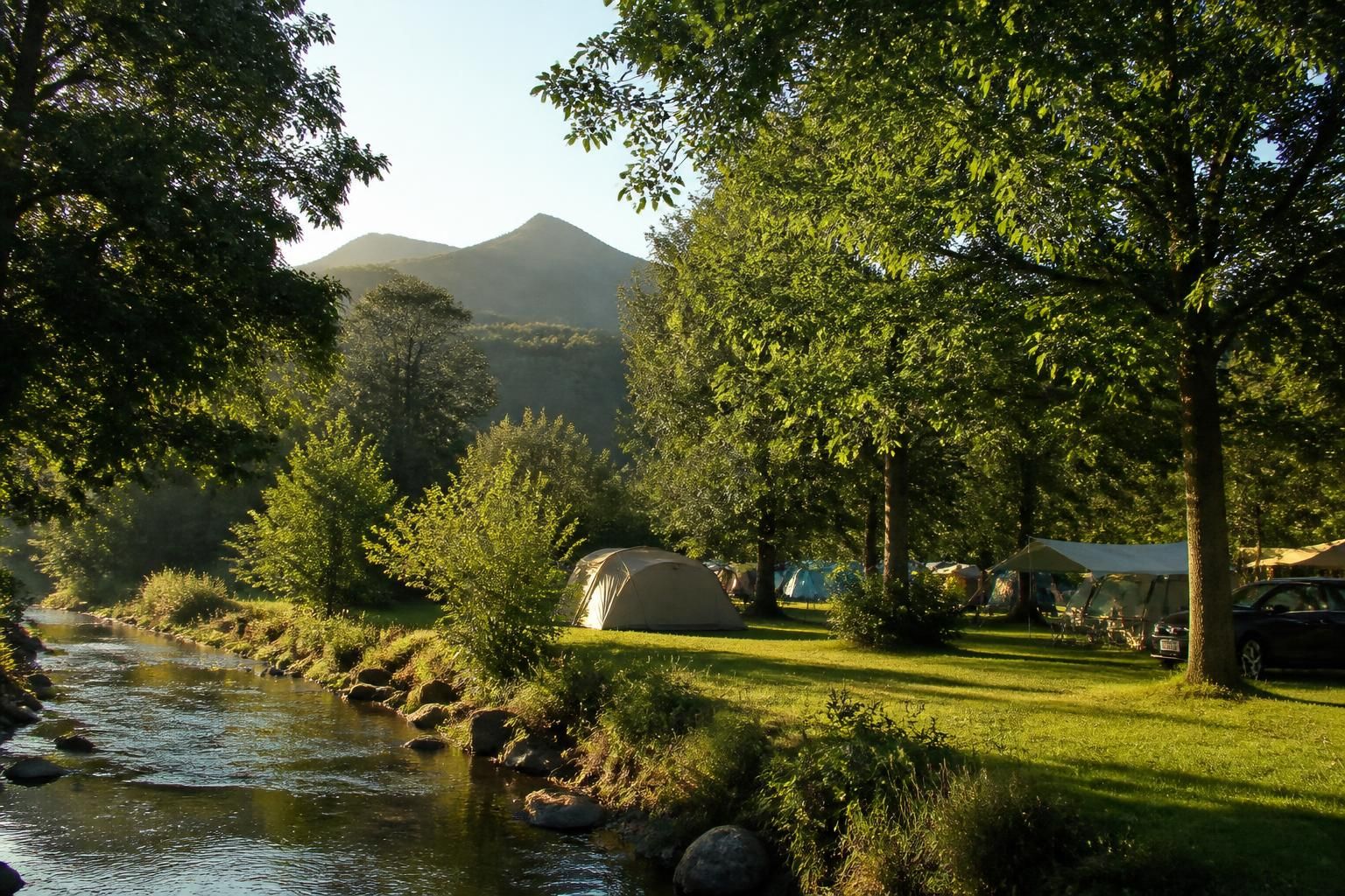 découvrez le camping du val de cère, un véritable écrin de nature en auvergne, idéal pour des vacances authentiques en famille ou entre amis, au cœur d'un environnement préservé.