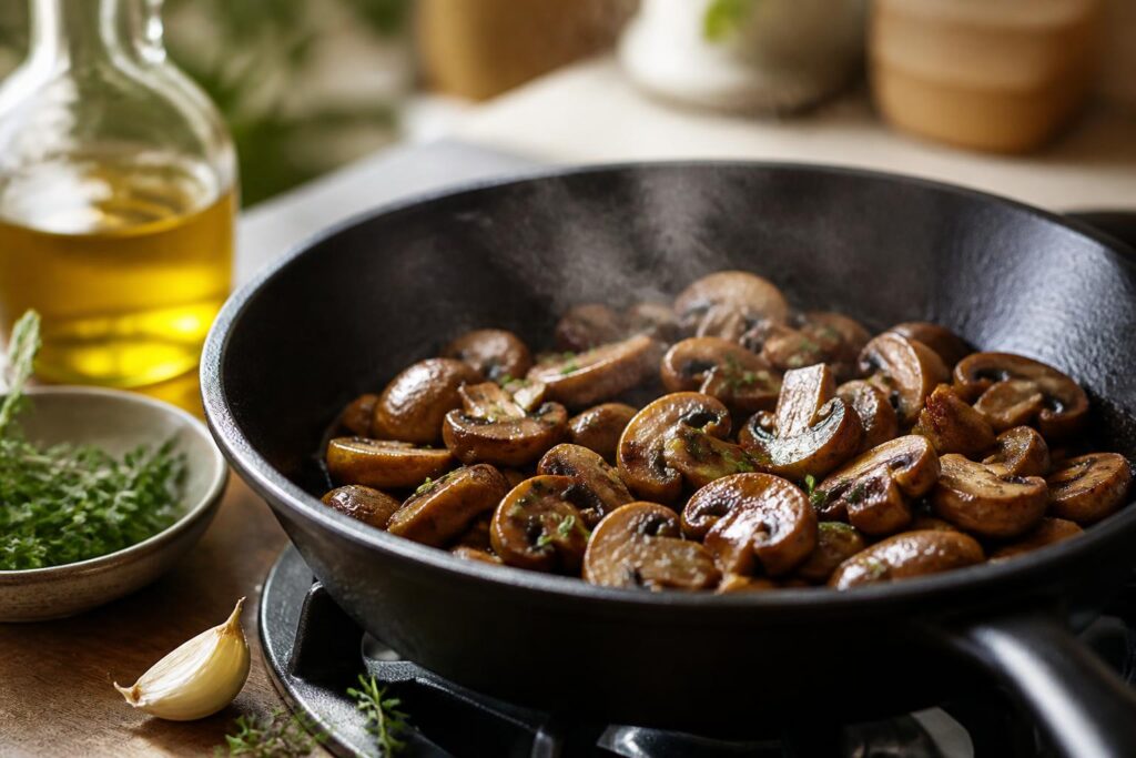 découvrez nos astuces pour cuire les champignons à la poêle tout en préservant leur saveur et leur texture parfaite.