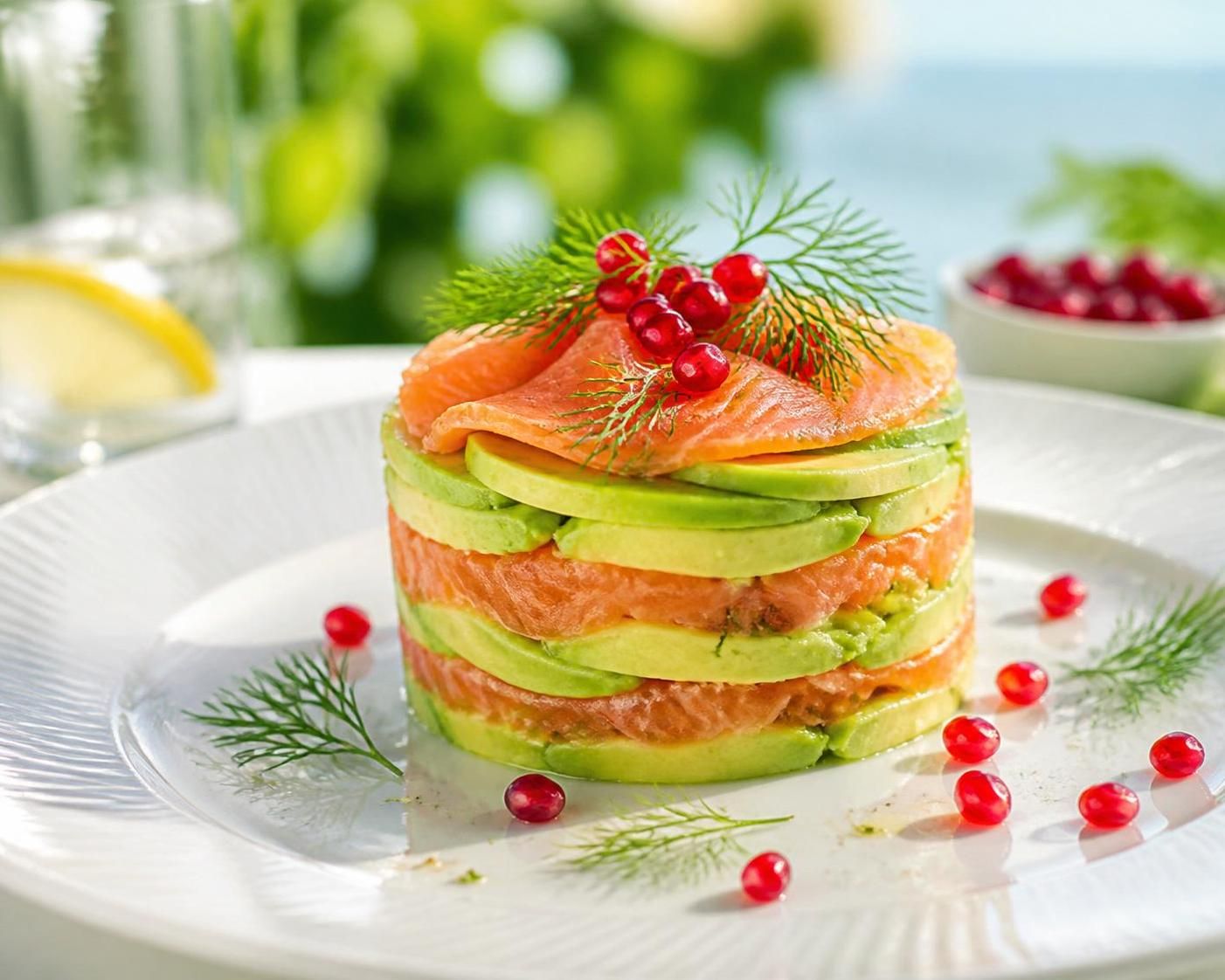 découvrez notre recette de mille-feuille avocat saumon, une entrée fraîche et légère parfaite pour vos apéros d'été. facile à préparer, elle ravira vos invités avec ses saveurs délicates.