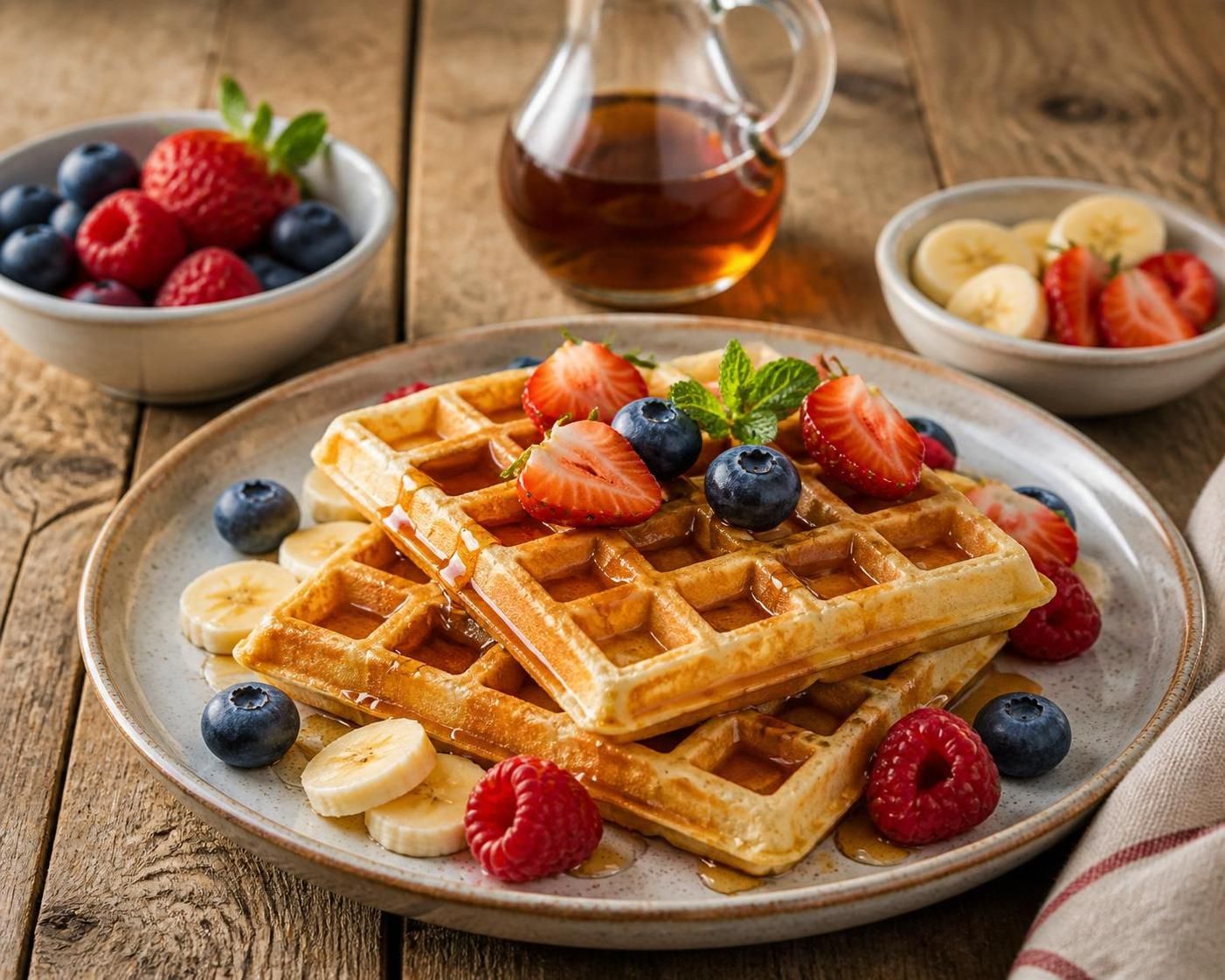 découvrez notre recette facile de gaufres sans œuf, pour des gaufres légères, croustillantes et délicieuses à partager en toute simplicité.
