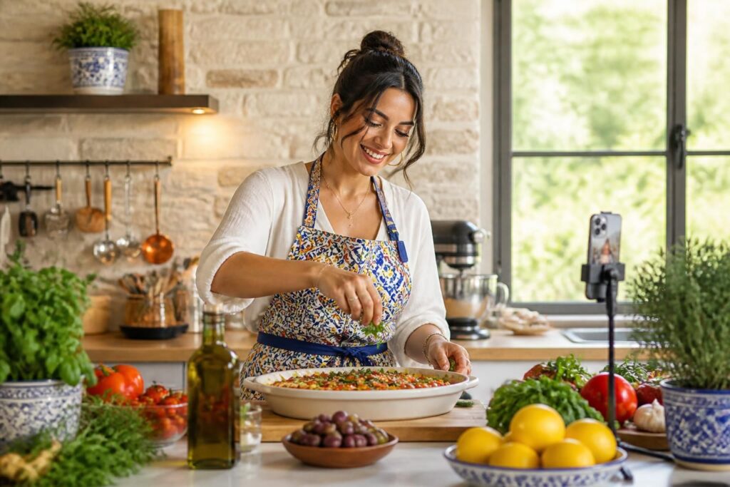 découvrez augusta kammoun, l'influenceuse passionnée qui révolutionne la cuisine méditerranéenne sur instagram avec ses recettes savoureuses et authentiques.