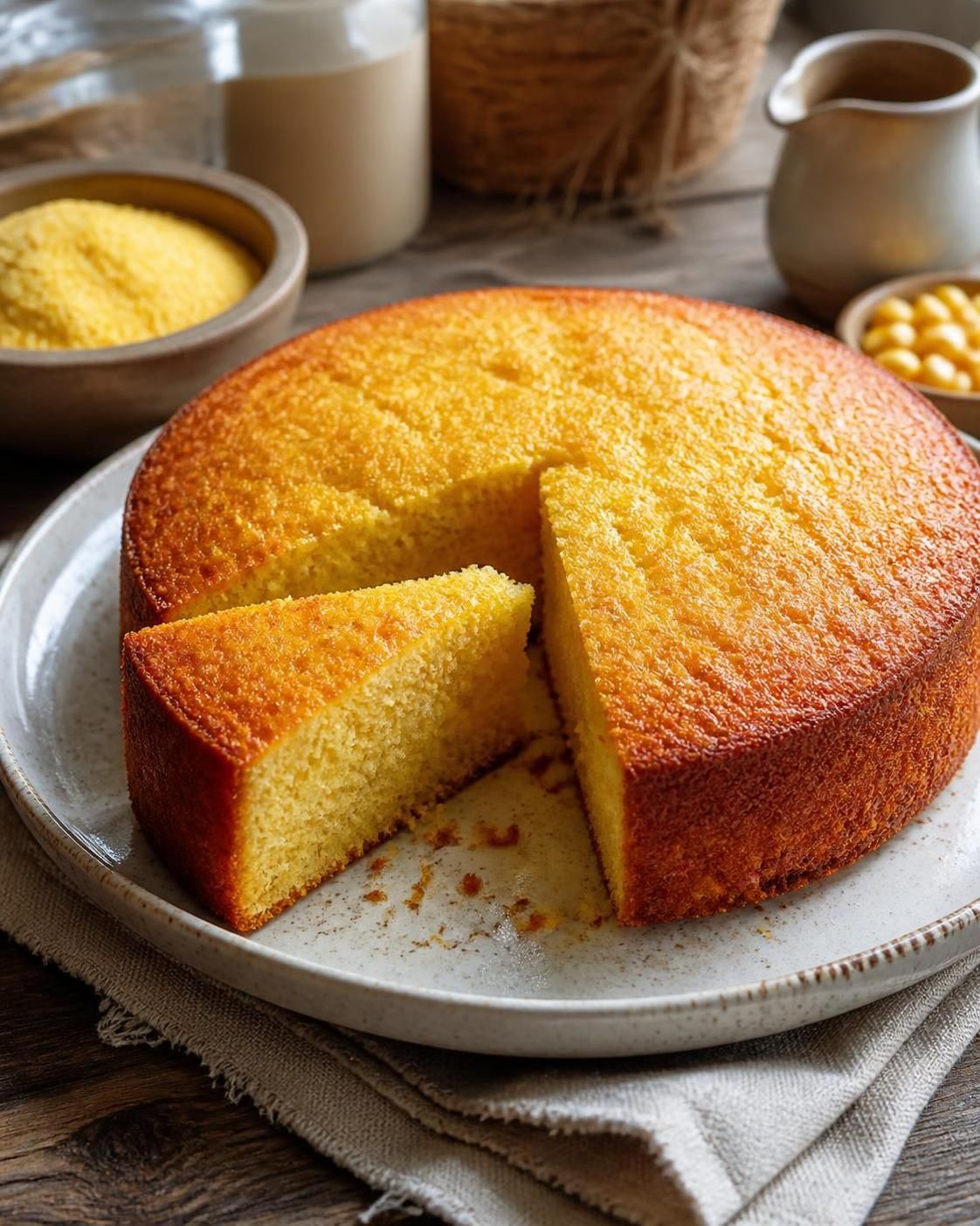 découvrez notre recette légère de gâteau à la farine de maïs, parfaite pour sublimer vos desserts maison avec douceur et originalité.
