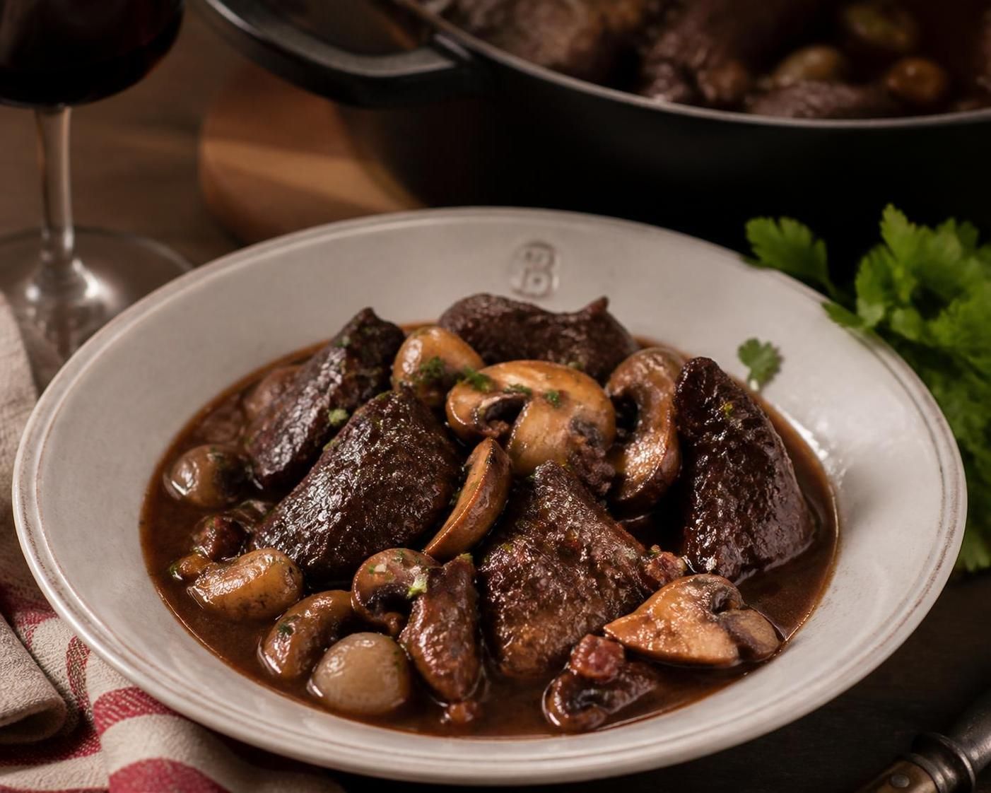 découvrez la recette traditionnelle du civet de chevreuil en cocotte en fonte, un plat savoureux à maîtriser pour régaler vos invités avec une viande tendre et une sauce riche en saveurs.